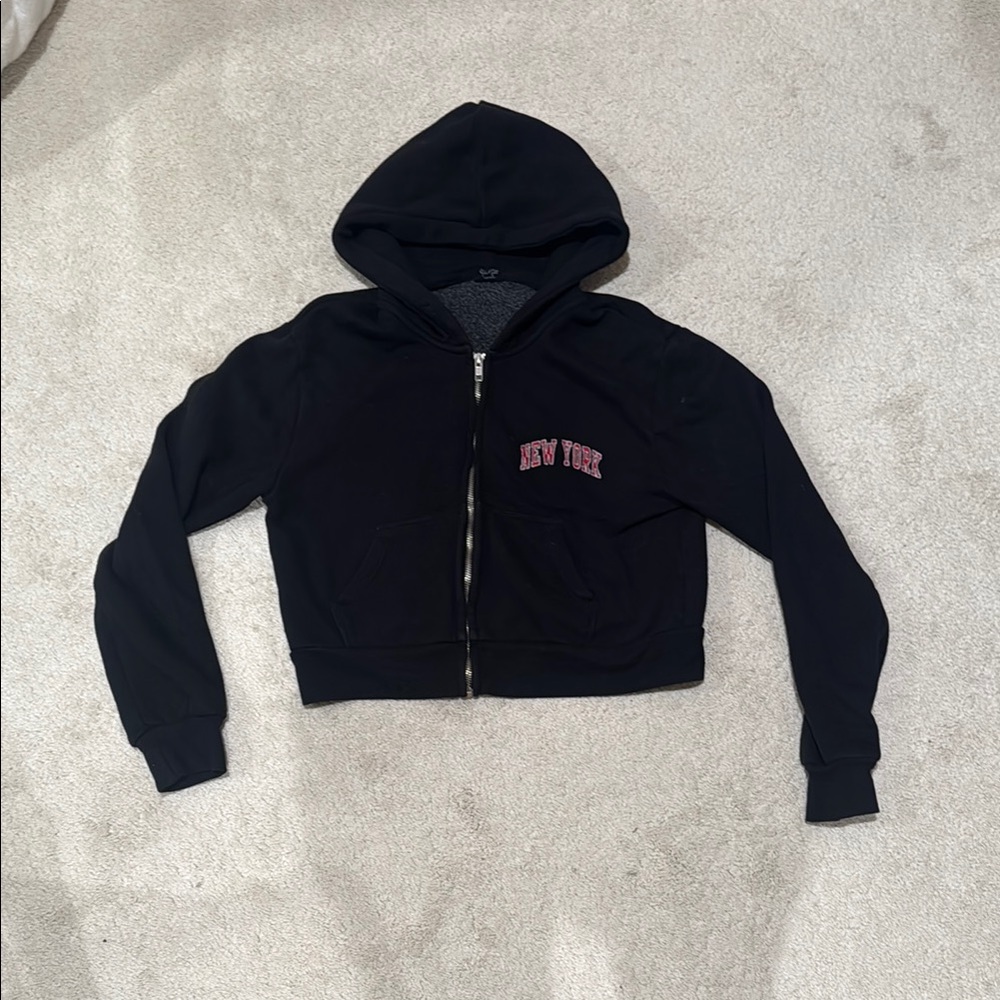 Brandy Melville Black NY Hoodie